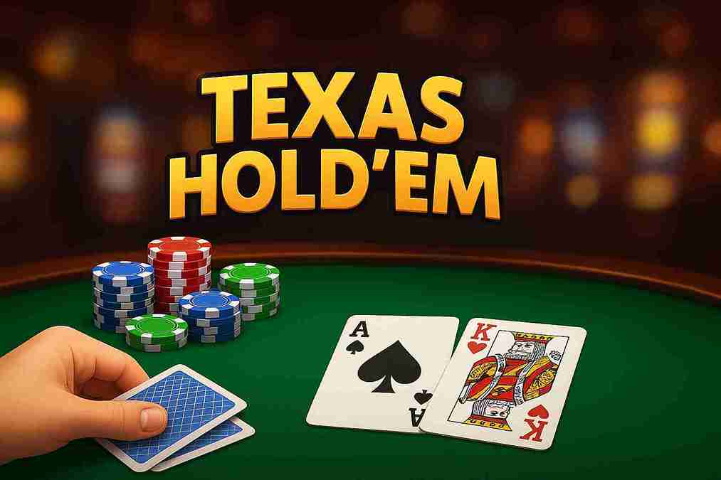 Mesa de Texas Hold’em no Porta777 Cassino